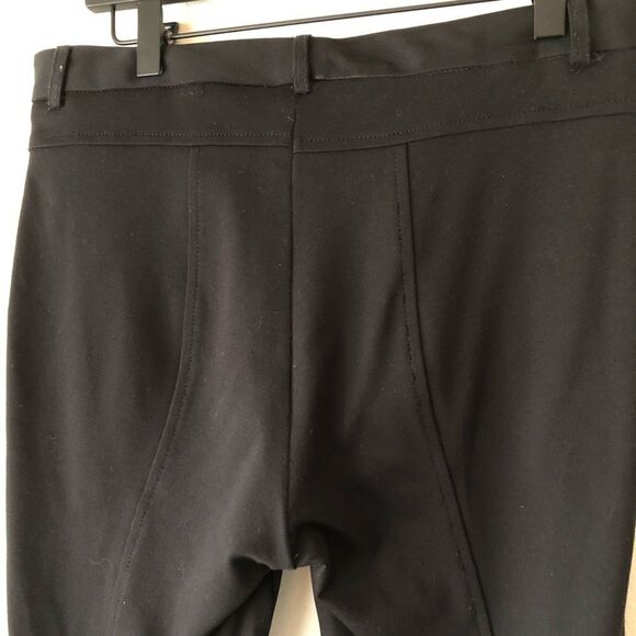 NANETTE Lepore Black Front Seam Zipper Ankle Pants Size 6 - Picture 7 of 8